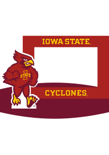 Iowa State Cyclones 4x6 Standee Mascot Picture Frame - Cardinal