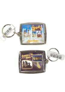 Kansas City Jazz Keychain - Silver