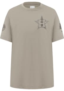 Pro Standard Houston Astros Toddler Tan Neutral Short Sleeve T-Shirt