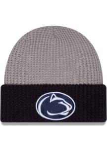 New Era Penn State Nittany Lions Grey Play Cuffed Youth Knit Hat