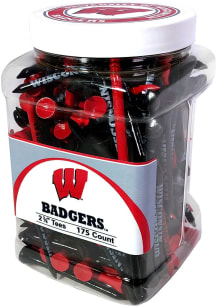 Wisconsin Badgers 175 Pack Golf Tees