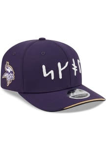 New Era Minnesota Vikings NFL 2026 Sideline Rivalries Collection 9SEVENTY Adjustable Hat - Purple