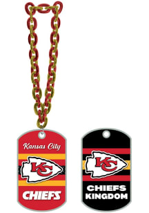 Kansas City Chiefs Jumbo Dog Tag Fan Chains