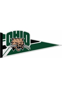 Ohio Bobcats Extended Logo Pennant - Green