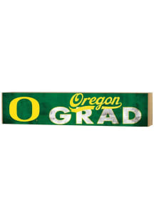 KH Sports Fan Oregon Ducks Grad graduation graphic Sign - Green
