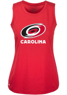 Levelwear Carolina Hurricanes Womens Red Macy Home Turf Tank Top