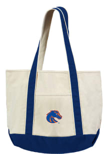 Boise State Broncos White Canvas Tote