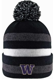 LogoFit Washington Huskies Black Primetime Mens Knit Hat