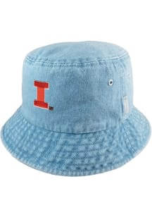 LogoFit Illinois Fighting Illini Navy Blue Jucket Mens Bucket Hat