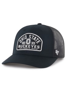47 Ohio State Buckeyes Leland Trucker Adjustable Hat - Black