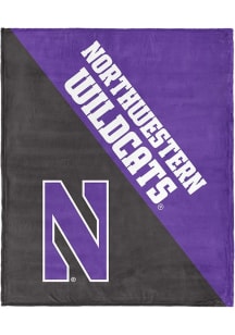 Northwestern Wildcats 46x60 Blanket