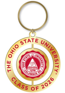 Ohio State Buckeyes Class of 2026 Spinner Keychain - Red