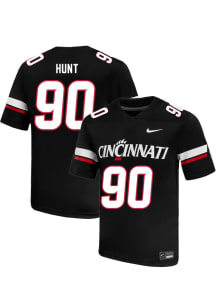 Jalen Hunt  Nike Cincinnati Bearcats Black Football NIL Name And Number Football Jersey