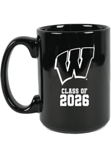 Wisconsin Badgers Class of 2026 El Grande Ceramic Mug - White