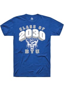Rally BYU Cougars Blue Class of 2030 Short Sleeve T Shirt