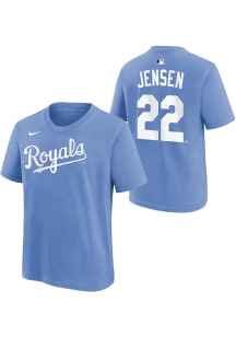 Carter Jensen Kansas City Royals Youth Light Blue Home NN Player Tee