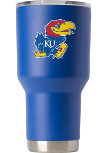 Kansas Jayhawks Team Logo 30oz Stainless Steel Tumbler - Blue