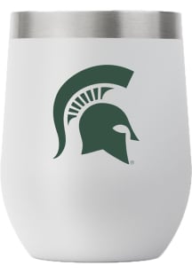 Michigan State Spartans Team Logo 12oz Stemless Wine Stainless Steel Stemless - Grey