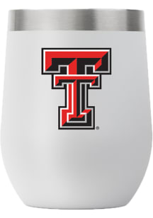 Texas Tech Red Raiders Team Logo 12oz Stemless Wine Stainless Steel Stemless - Grey