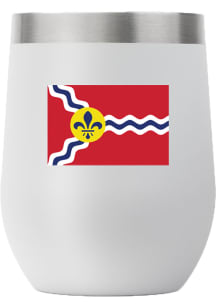 St Louis 12 oz Stemless Stainless Steel Stemless - Grey