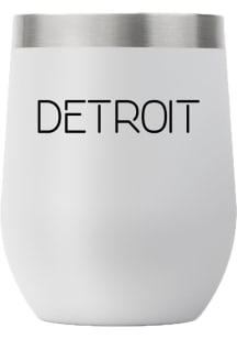 Detroit City 12oz Stemless Stainless Steel Stemless - Grey