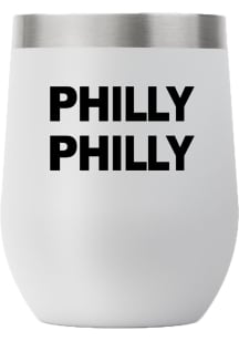 Philadelphia City 12 oz Stemless Stainless Steel Stemless - Grey