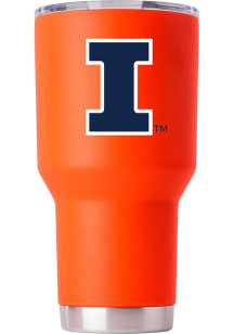 Illinois Fighting Illini Team logo 30oz Stainless Steel Tumbler - Red