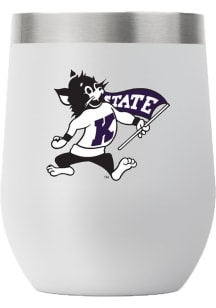 K-State Wildcats Team Logo 12oz Stemless Stainless Steel Stemless - Grey