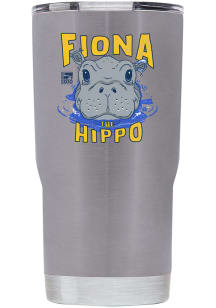 Cincinnati Zoo 20 oz Fiona In Water Stainless Steel Tumbler - Grey