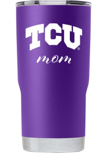 TCU Horned Frogs Team Logo 20oz Stainless Steel Tumbler - Purple
