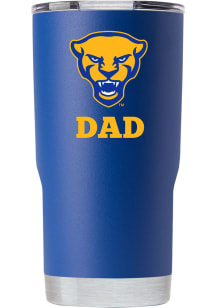 Pitt Panthers 20oz Dad Stainless Steel Tumbler - Blue