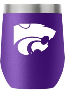 K-State Wildcats Team Logo 12oz Stemless Stainless Steel Stemless - Purple