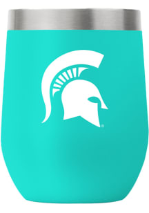 Michigan State Spartans Team Logo 12oz Stemless Stainless Steel Stemless - Green