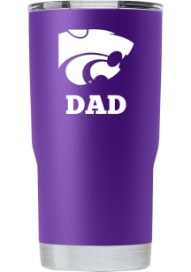 K-State Wildcats 20oz Dad Stainless Steel Tumbler - Purple