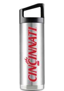 Cincinnati Bearcats 16 oz SS Stainless Steel Bottle - Grey