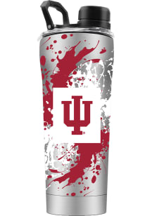 Indiana Hoosiers Shaker Stainless Steel Bottle - Red