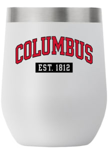 Columbus Est 1812 Stainless Steel Stemless - White