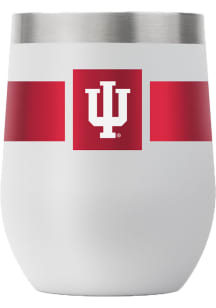 Indiana Hoosiers 12oz Stripe Stainless Steel Stemless - Grey