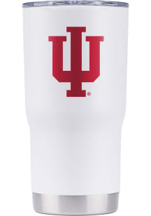 Indiana Hoosiers 20oz White Stainless Steel Tumbler - White
