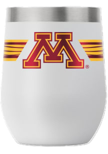 Minnesota Golden Gophers 12oz Stripe Stainless Steel Stemless - Grey