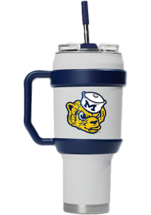Michigan Wolverines 40oz Vault Stainless Steel Tumbler - White