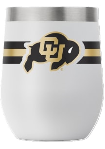 Colorado Buffaloes 12oz Stripe Stainless Steel Stemless - Grey