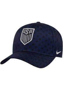 Nike USMNT Rise Structured AOP Adjustable Hat - Navy Blue