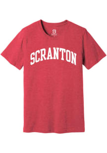 Summit Sportswear Scranton Red Wordmark Short Sleeve Fashion T Shirt