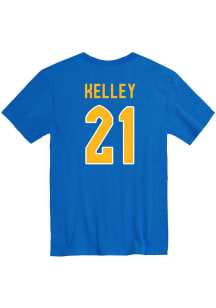 Bre Kelley Pitt Panthers Blue Womens Volleyball Shirzee Short Sleeve Player T Shirt