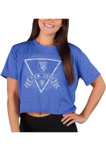 Concepts Sport San Jose Earthquakes Womens Blue Quest Short Sleeve T-Shirt