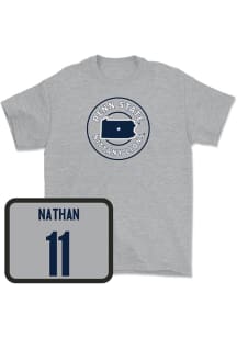 Jocelyn Nathan Penn State Nittany Lions Youth Grey NIL State Player Tee