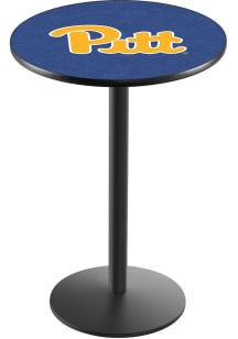 Pitt Panthers Black Round Base Pub Table