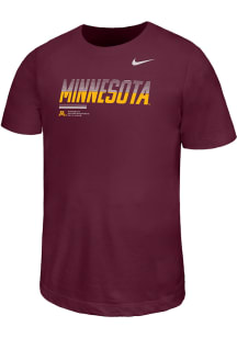 Nike Minnesota Golden Gophers Youth Maroon Team Graphic Short Sleeve T-Shirt