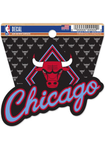 Chicago Bulls 2025 City Edition Clean Cut Auto Decal - Red